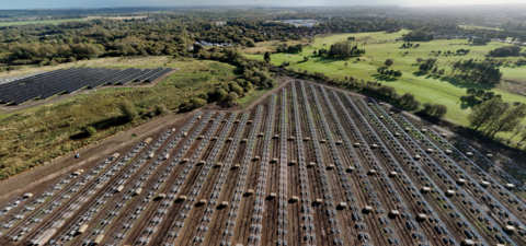 Nethermains solar farm (Photo: Business Wire)