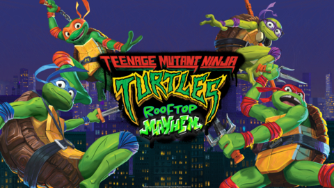 Teenage Mutant Ninja Turtles Rooftop Mayhem, a classic side-scrolling action motion game set in the Teenage Mutant Ninja Turtles: Mutant Mayhem universe, is now available on Nex Playground. (Graphic: Business Wire)