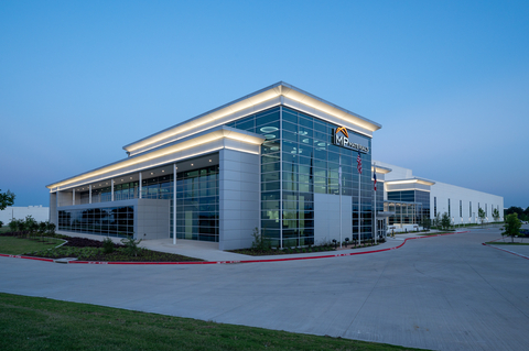 A front view of Independence, MP Materials' state-of-the-art rare earth magnet manufacturing facility in Fort Worth, Texas. (Photo: Business Wire)