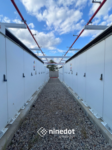 A NineDot Energy battery storage site in New York City. (Photo: NineDot Energy)