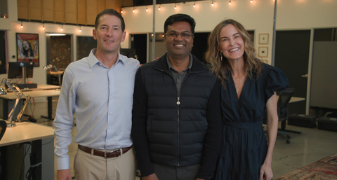 Dr. Stephen Herrod, Rajesh Raman, and Lexi Reese (Photo: Business Wire)