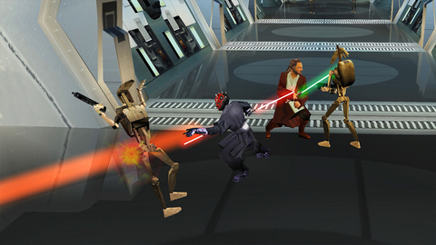 original STAR WARS: Episode I: Jedi Power Battles is available today. (Graphic: Business Wire)