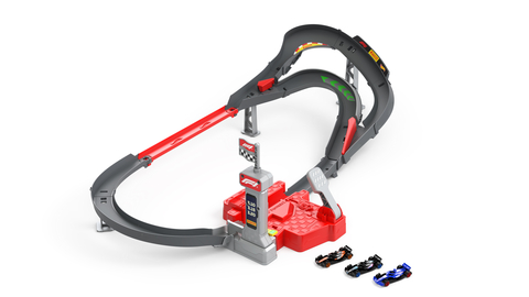 thumbnail The race is on with the Formula 1® Sprint Race Circuit. Loaded with a kid-powered gas pedal booster, launch into a head-to-head race and battle to overtake each other in high-octane racing. Hit the chicane or get diverted to the inner track and see who is the first to the checkered flag. Switch to lap mode and see how many laps you can do with the lap counter, as you power the car along with the gas pedal booster, speeding over curves. Loaded with authentic F1® liveries from teams such as McLaren Formula 1 Team, BWT Alpine Racing and Visa Cash App RB Formula One Team, kids get to envision themselves in the driver’s seat. (Photo: Business Wire)