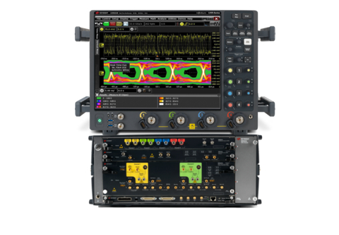 Keysight comprehensive LPDDR6 test solution including UXR0334B 33 GHz real-time oscilloscope and high-performance BERT M8040A. Multiple configurations are available to suit customer needs depending on the use case and performance needs. (Photo: Business Wire)