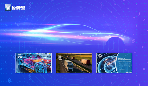 Mouser supplies purchasing professionals and engineers with the resources and new products they need to embark on the next frontier of automotive solutions. (Graphic: Business Wire)