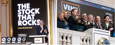 VENU NYSE Opening Bell Ringing Ceremony (Photo: Business Wire)