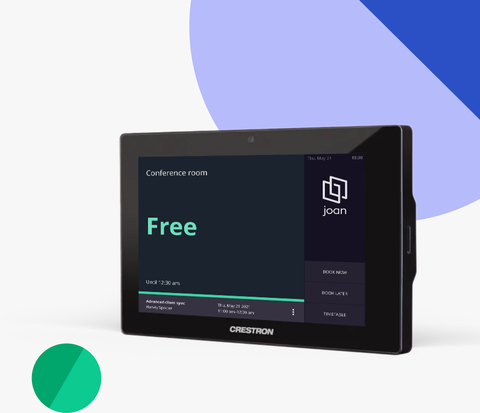 original Now you can use Joan meeting room booking solution on Crestron schedulers. (Photo: Business Wire)