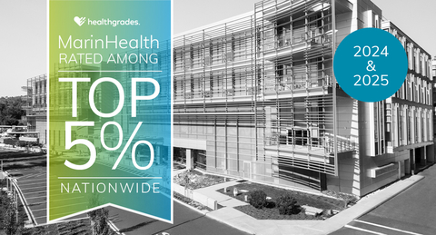 Healthgrades has named MarinHealth Medical Center in Greenbrae, California, as one of America’s 250 Best Hospitals two years in a row. (Graphic: Business Wire)