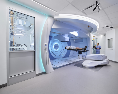 original As leaders in proton therapy design, Tsoi Kobus Design has partnered with Penn Medicine on several proton therapy projects; this new proton therapy addition to the Ann B. Barshinger Cancer Institute in Lancaster, PA, is the first in the world to treat cancer patients with Varian's compact gantry technology. (Image © Brian Lauer)