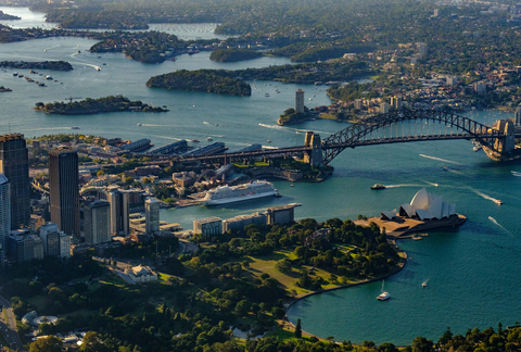 original Viking today announced its new 2026-2027 World Cruise itineraries, including the Viking World Voyage III, which will journey around the world in 170 days, visiting 41 countries with 82 guided tours and overnight stays in 18 cities. Pictured here, Viking’s award-winning ocean ship calling on Sydney, Australia, an overnight destination during the new World Cruise itineraries. For more information, visit www.viking.com. (Photo: Business Wire)