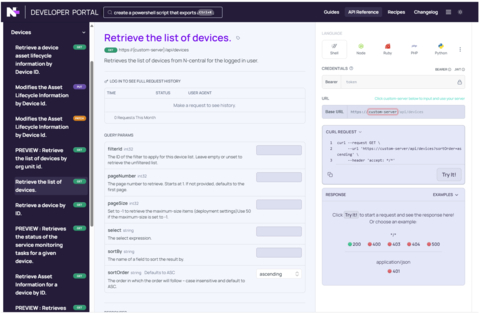 N-able API Developer Portal (Graphic: Business Wire)