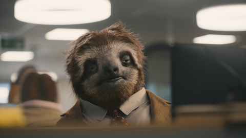 thumbnail COORS LIGHT ® FEATURES SLOTH-LIKE “CASE OF THE MONDAYS” IN CANADIAN BIG GAME AD (Photo: Business Wire)