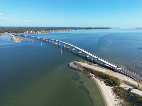 Harkers Island Bridge Replacement Project. Image courtesy of Balfour Beatty.