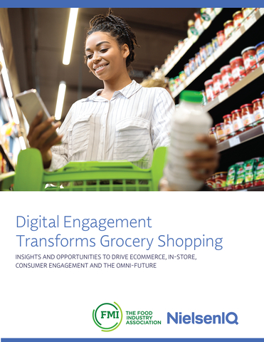 The Digital Engagement Transforms Grocery Shopping report finds that today, more than 90% of shoppers participate in both online and in-store shopping. (Photo: Business Wire)