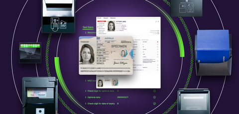 Regula's document verification software is fully compatible with a wide range of third-party ID scanners and passport readers on the market. (Graphic: Regula)