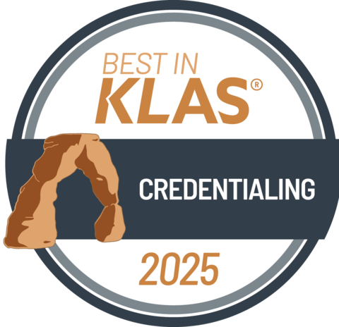 original MD-Staff Best in KLAS Credentialing 2025 (Graphic: Business Wire)