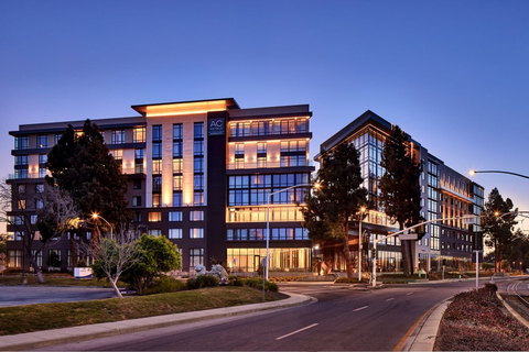 original Peachtree closed one of the largest individual credit transactions in the firm's history with a $102.9 million three-year loan to recapitalize a 350‐room Marriott dual-brand AC Hotel Sunnyvale Moffett Park and TETRA Hotel, Autograph Collection in Sunnyvale, Calif. (Photo: Business Wire)