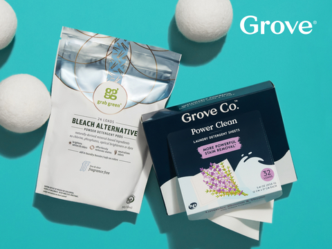 Grove completes asset purchase agreement of Grab Green, an existing third-party vendor and pioneer in eco-friendly, effective household cleaning products category. This acquisition strengthens Grove's leadership in sustainable home cleaning selection while reaffirming the Company's mission to make consumer products a force for both environmental and human health. (Graphic: Business Wire)