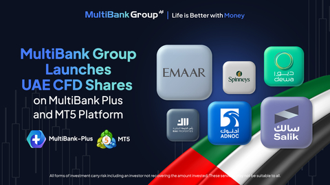 MultiBank Group Launches UAE CFD Shares on MultiBank-Plus and MT5 Platform Expanding Trading Opportunities for Investors (Graphic: Business Wire)