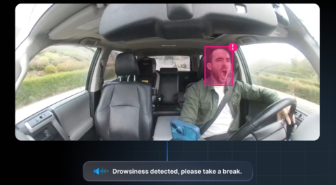 Motive's AI Drowsiness Detection (Photo: Business Wire)