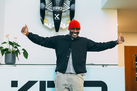 Kiro Race Co's expanded ownership group includes Golden Globe-winning actor and producer Idris Elba, pictured at KIRO's Silverstone factory (Photo: Business Wire)