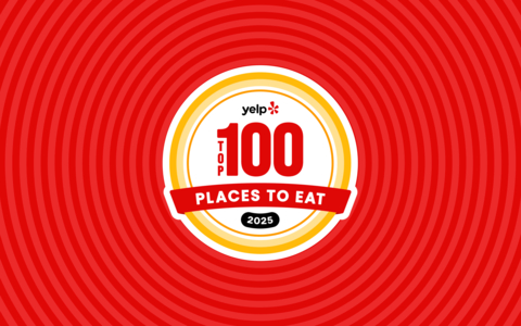 Yelp Reveals the Top 100 Places to Eat in the U.S. for 2024 (Graphic: Business Wire)