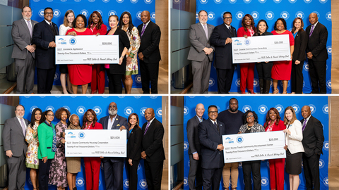 Representatives from Hancock Whitney Bank, FHLB Dallas, Louisiana Appleseed, Coastal Communities Consulting, Desire Community Housing Corporation and Divine Touch Community Development Center. (Photo: Business Wire)