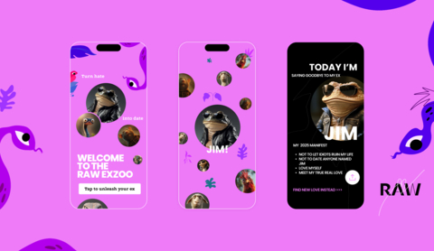 original Turn Your Ex Into a Cockroach – And Find Real Love on RAW Dating App (Graphic: Business Wire)