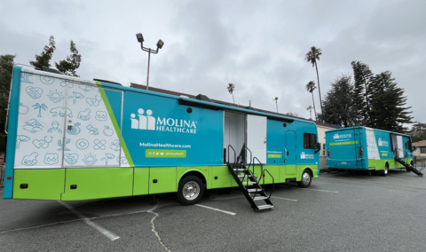 Services available through Molina on the Move at Eaton Health Village in Pasadena include medical, dental, vision, mental health, and prescription services. (Photo: Business Wire)