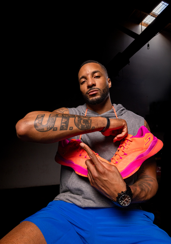 Norman Powell is ready to grind it out on the court in SKX Nexus sneakers from Skechers Basketball. (Photo: Business Wire)