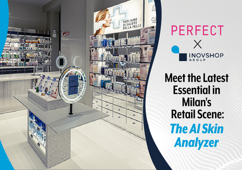 Perfect Corp. and Inovshop Ramp up In-Store AI Experience in Debut Parapharmacy in Milan (Graphic: Business Wire)