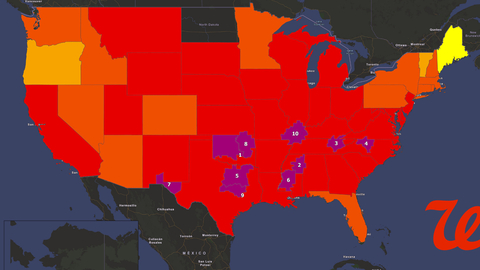 For 11 years, the Walgreens Flu Index has provided an early and accurate view of disease trends. The last four consecutive weeks of data have shown increasing flu activity across the U.S. (Photo: Business Wire)