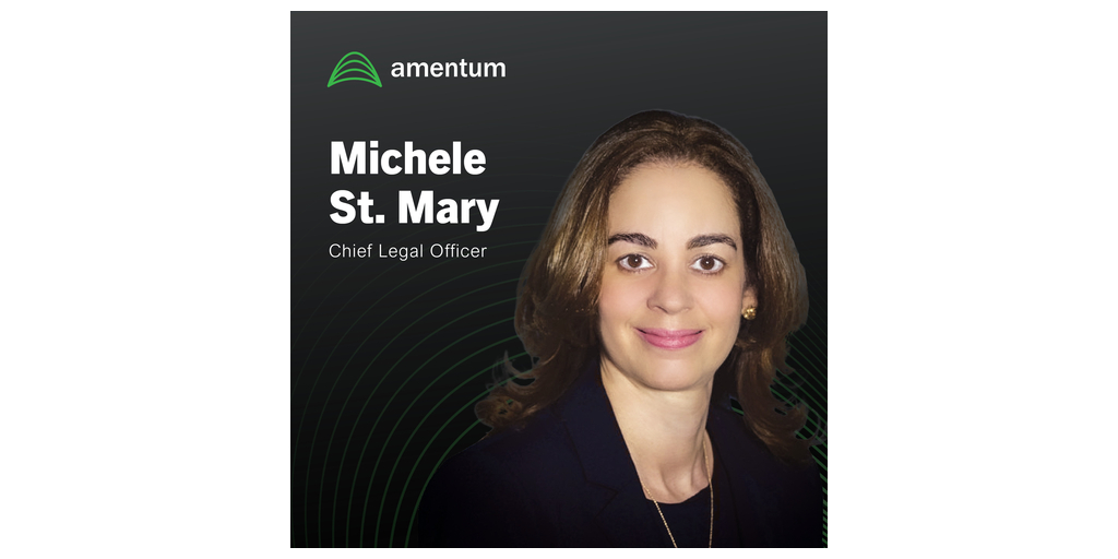 Amentum Appoints Michele St. Mary as Chief Legal Officer and General Counsel