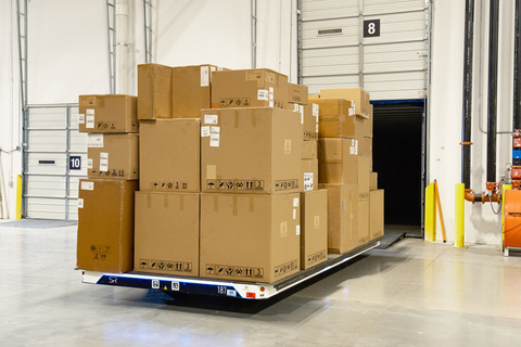 thumbnail Slip Robotics SlipBot loads furniture for Four Hands in Austin, Texas. (Photo: Business Wire)