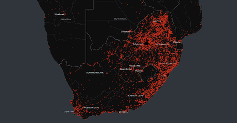 Cartrack’s proprietary network coverage extends across Southern Africa and ensures secure asset tracking with the new Cartrack-Tag. Photo: Supplied.