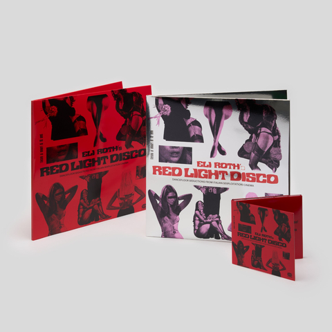 "Eli Roth's Red Light Disco" will be released March 21 via CAM Sugar/UMe as a Deluxe Edition on 2LP red vinyl with bonus 7", a Standard Edition on 2LP black vinyl, on CD, and for streaming on all DSPs.