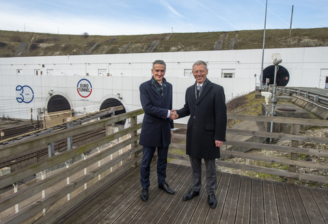 Yann Leriche, CEO of Getlink and Robert Sinclair, CEO of London St. Pancras Highspeed (Photo: Business Wire)