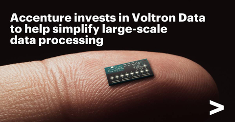 Accenture announced an investment in Voltron Data, a company that is building software to unlock the next generation of accelerated computing that underpins modern AI applications. (Photo: Business Wire)