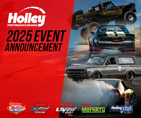 Holley Performance Brands looks ahead to highly anticipated 2025 flagship event season. (Graphic: Business Wire)