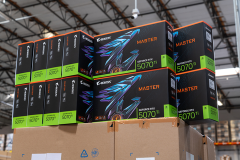 Gigabyte NVIDIA GeForce RTX 5070 Ti MASTER GPUs Source: Newegg