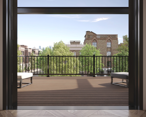 Lighter hues with heat-mitigating technology now available in the Trex Select decking line. (Photo: Business Wire)