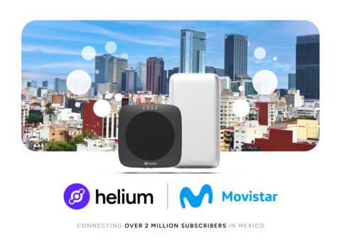 Movistar lleva la red Helium a más de 2 millones de suscriptores en México
