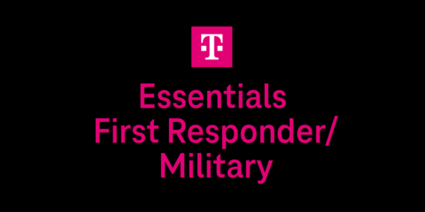 original T-Mobile lanza nuevos planes Essentials para miembros de servicios de emergencia y de las fuerzas armadas (Graphic: Business Wire)