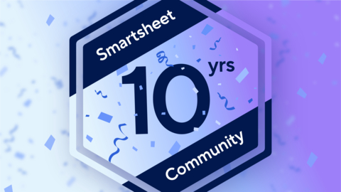 Smartsheet Celebrates a Decade of Learning, Sharing and Success  </div> <p>