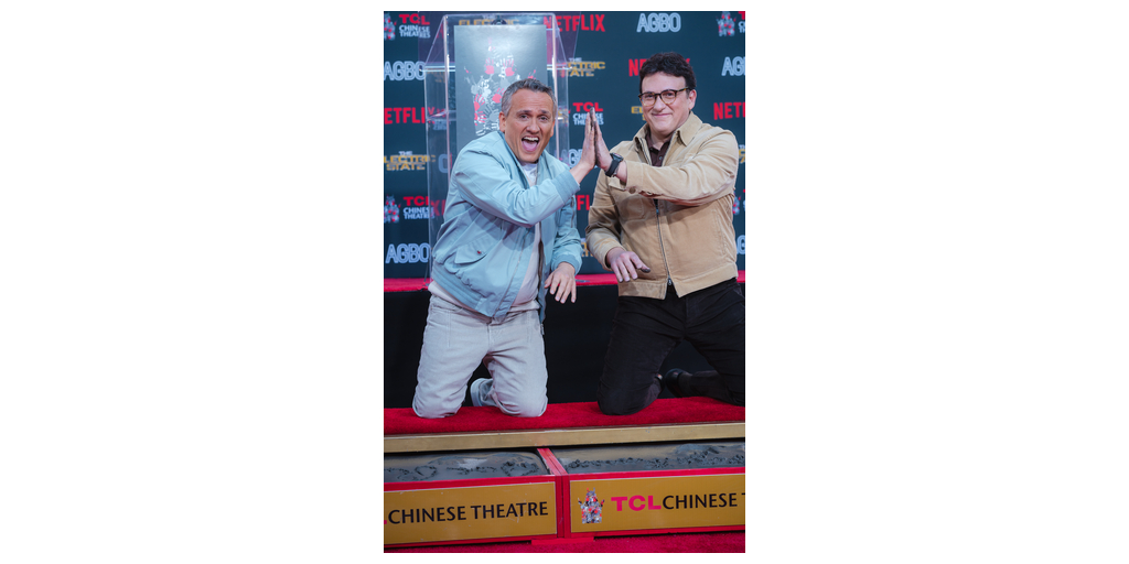 AGBO Co-founders Anthony and Joe Russo Honored With Iconic Handprint Ceremony at TCL Chinese Theatre Hollywood