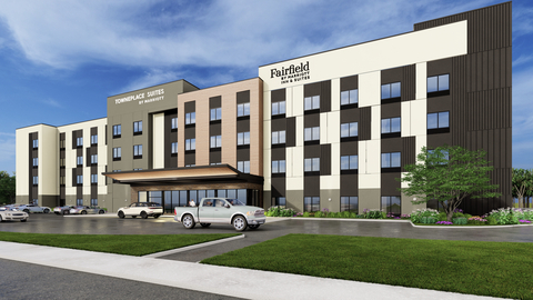 Peachtree Group (“Peachtree”), a diversified commercial real estate investment platform, today announced the grand opening of the dual-branded, 51-suite TownePlace Suites and the 62-suite Fairfield Inn & Suites (pictured) in Paris, Texas. (Photo: Business Wire)