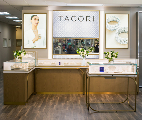 The first TACORI "shop-in-shop" opens this month at Smyth Jewelers in Timonium, MD. The concept pays homage to the TACORI Crescent, found in every piece of TACORI fine jewelry, inviting clients to immerse themselves in the artistry and elegance of the TACORI brand. (Photo: Business Wire)