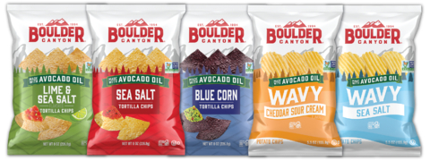 Boulder Canyon showcases new and bestselling snack foods at the Natural Product Expo West 2025! Source: Utz Brands, Inc.