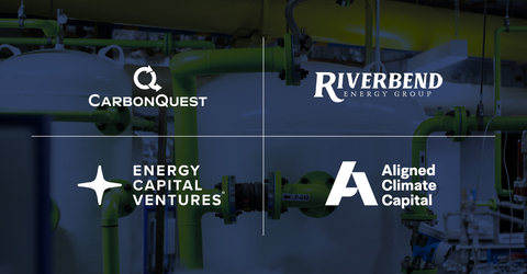 original CarbonQuest secures $20 million in funding from Riverbend Energy Group, Energy Capital Ventures, and Aligned Climate Capital (Graphic: Business Wire)