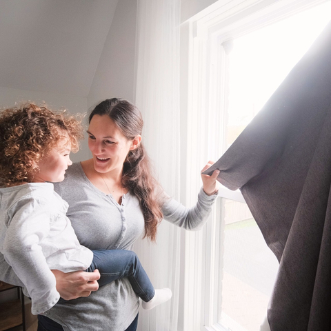 Sleepout Curtains are made with the world’s cleanest blackout fabric, certified Greenguard Gold and OEKO-TEX STANDARD 100 Class I for safety. Free from harmful chemicals, they provides complete darkness and a healthier sleep environment anywhere. (Sleepout/Mark Coombs)